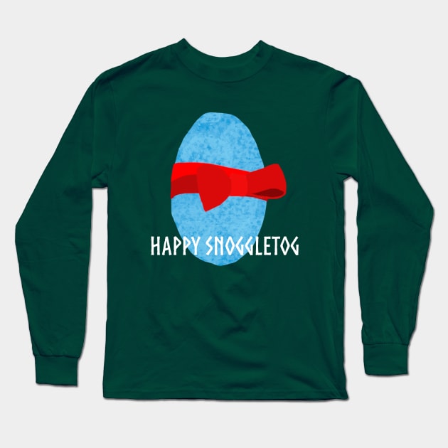 Happy Snoggletog Long Sleeve T-Shirt by The Great Stories